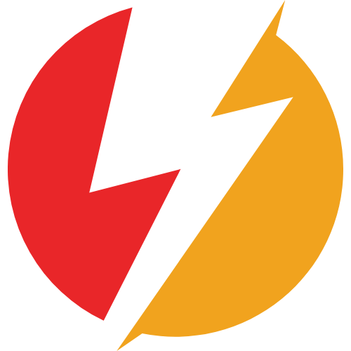 Flash lighting logo png