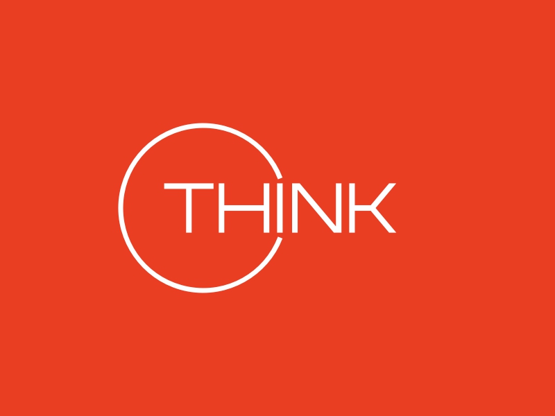 Think logo concept (unused) by Vadim Carazan on Dribbble
