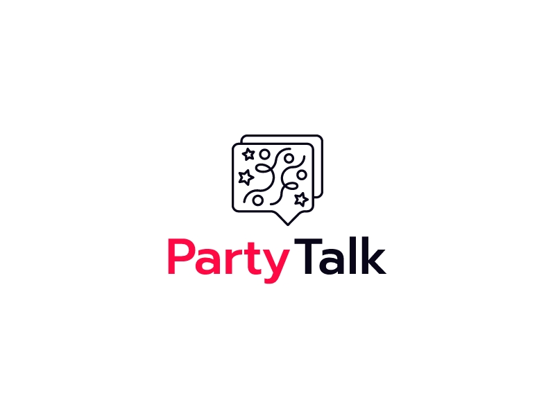 Party Talk Logo Maker - Design Party Talk logos online