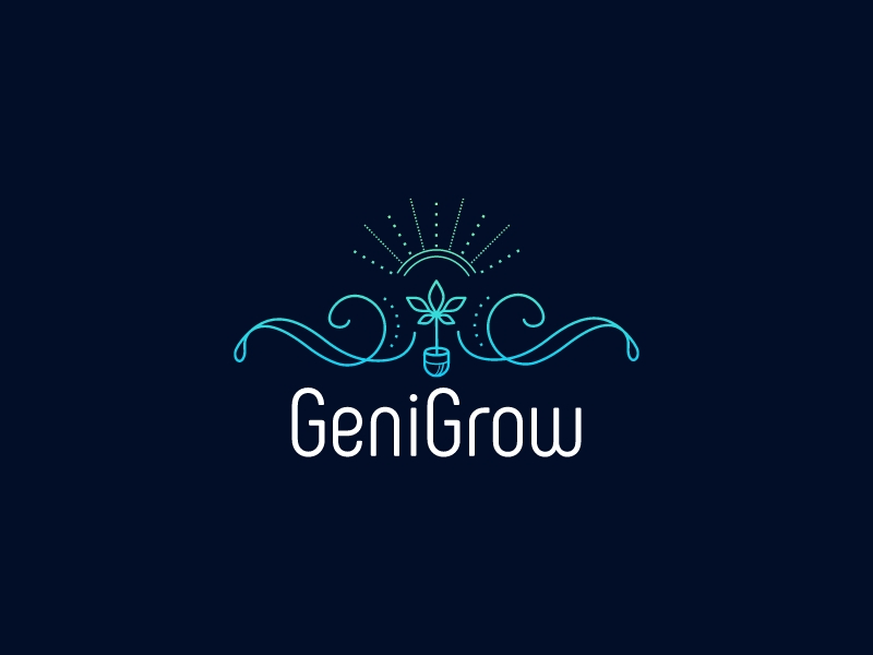 GeniGrow logo design