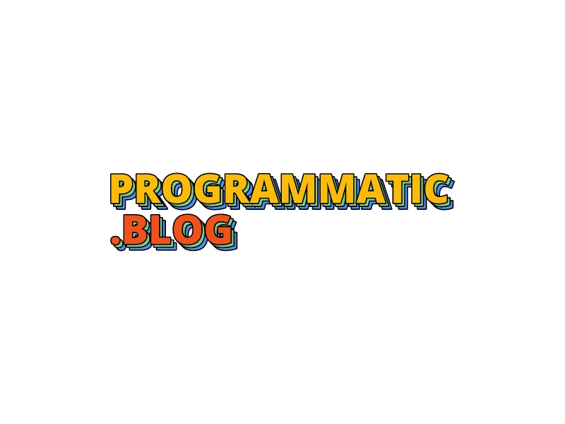 Programmatic .blog - 