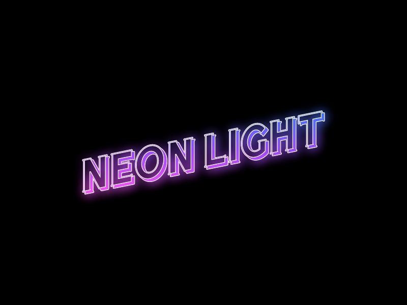 NEON LIGHT logo | Design your own free text logo - LogoAI