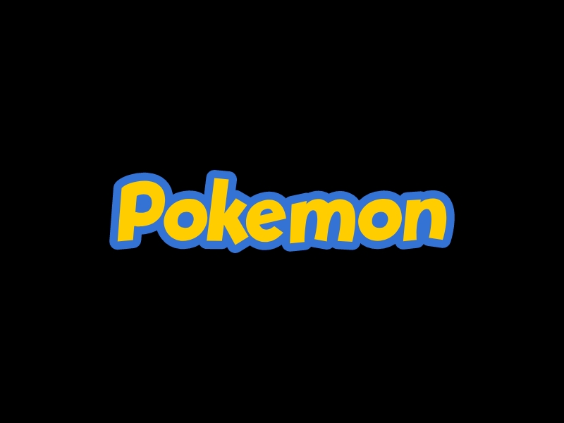 Pokémon Anime logo  Online logo creator, ? logo, Online logo