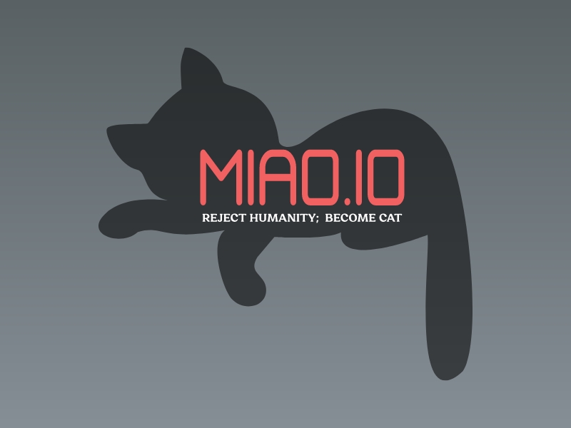 Miao.io logo | Design your own cat logo - LogoAI