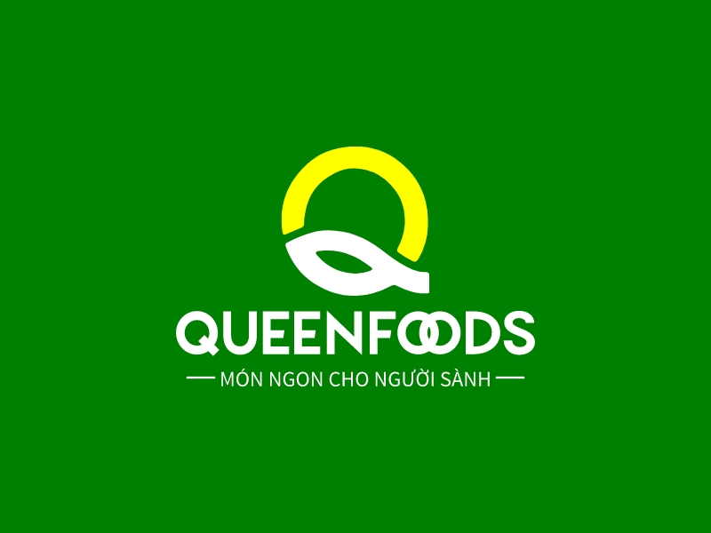 QUEEN FOODS logo design - LogoAI.com