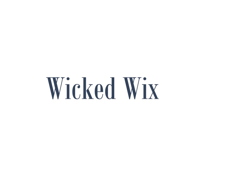 Wicked Wix - SLOGAN