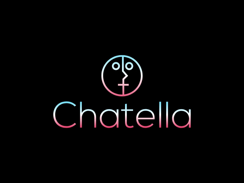 Chatella logo design