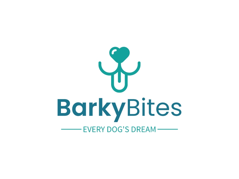 Barky Bites logo design - LogoAI.com