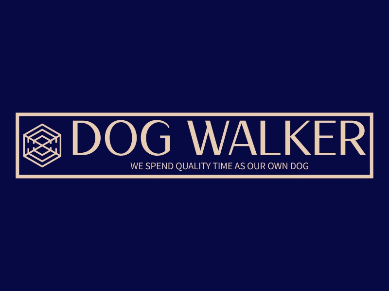 dog walker - we spend quality time as our own dog