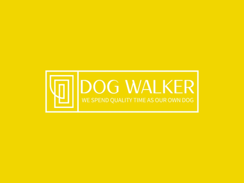 dog walker - we spend quality time as our own dog