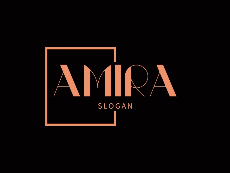 amira logo design - LogoAI.com