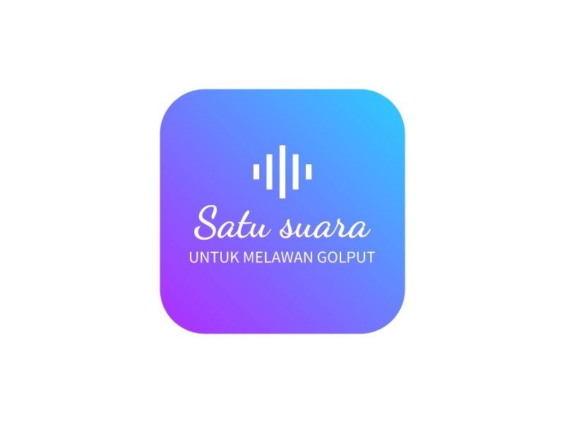 Satu suara - untuk melawan golput