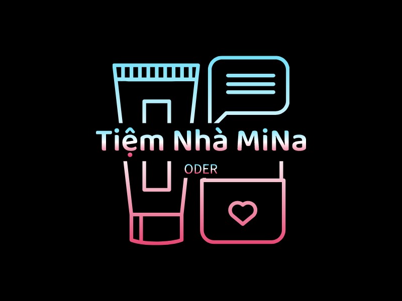 Tiệm Nhà MiNa Logo Maker - Design Tiệm Nhà MiNa logos online