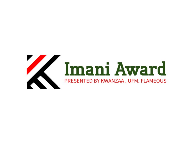 Imani Award - presented by Kwanzaa . UFM. Flameous