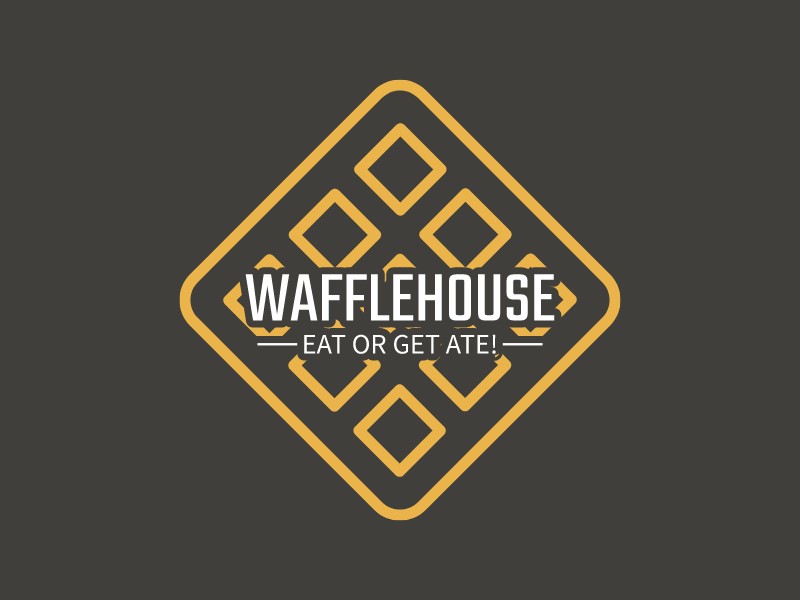 Waffle House Logo Design - Logoai.com