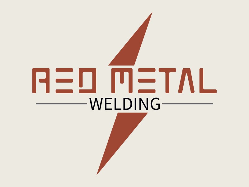 Red Metal logo design - LogoAI.com