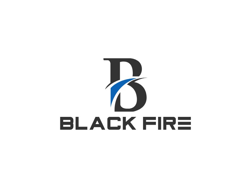 BLACK FIRE logo design - LogoAI.com