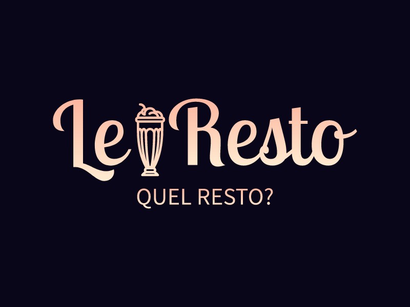 Le Resto Logo Maker - Design Le Resto logos online