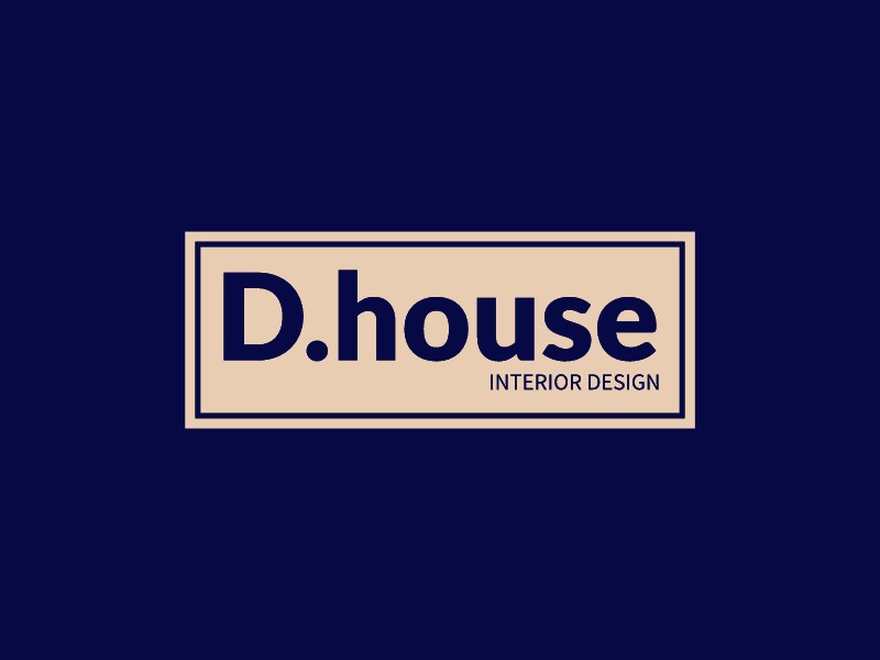 D.house logo design - LogoAI.com