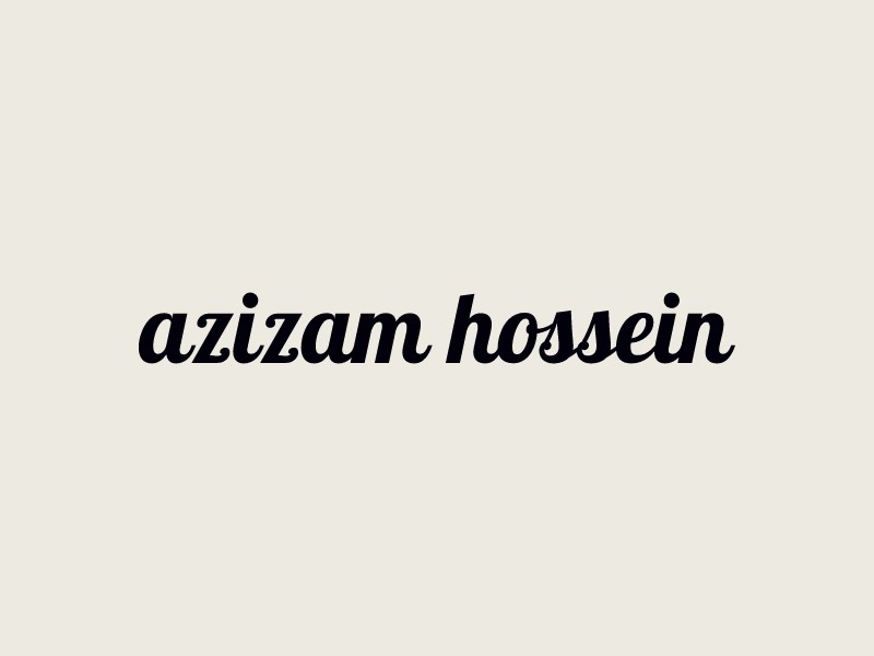 azizam hossein Logo Maker - Design azizam hossein logos online