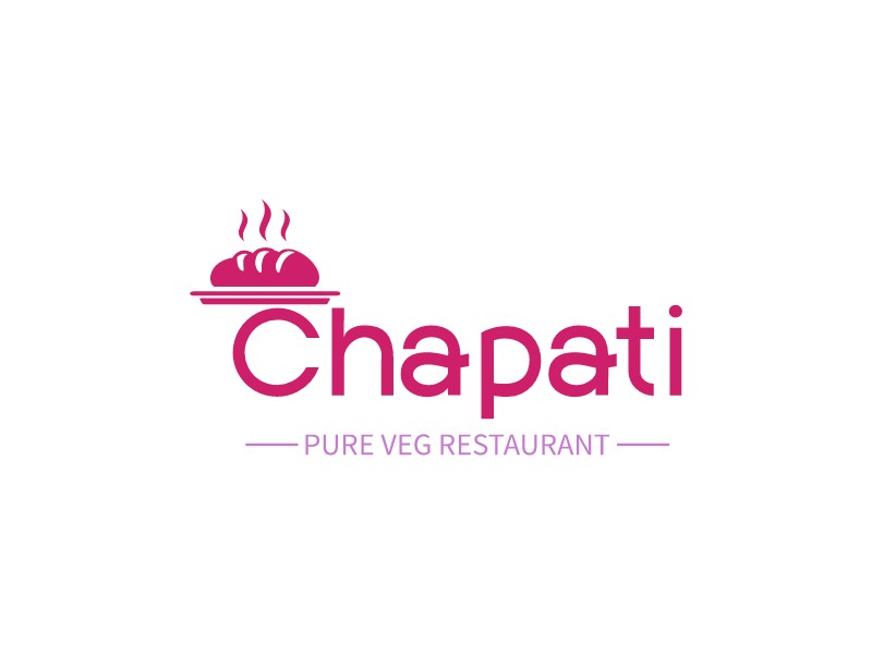 Chapati logo design - LogoAI.com