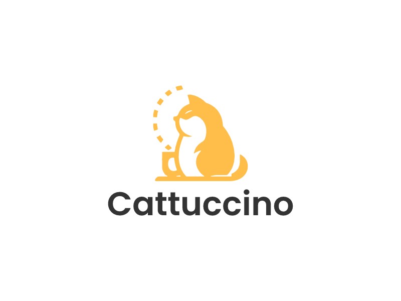 Cattuccino logo design