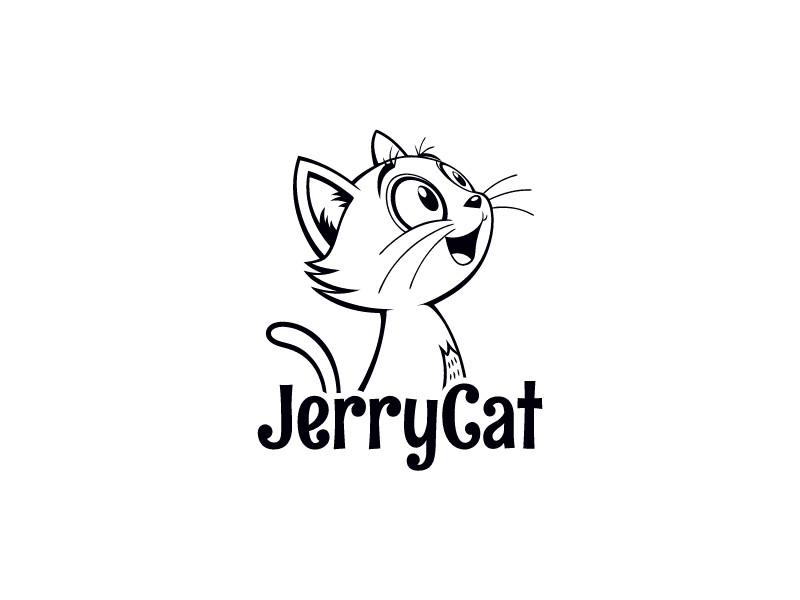 JerryCat logo design