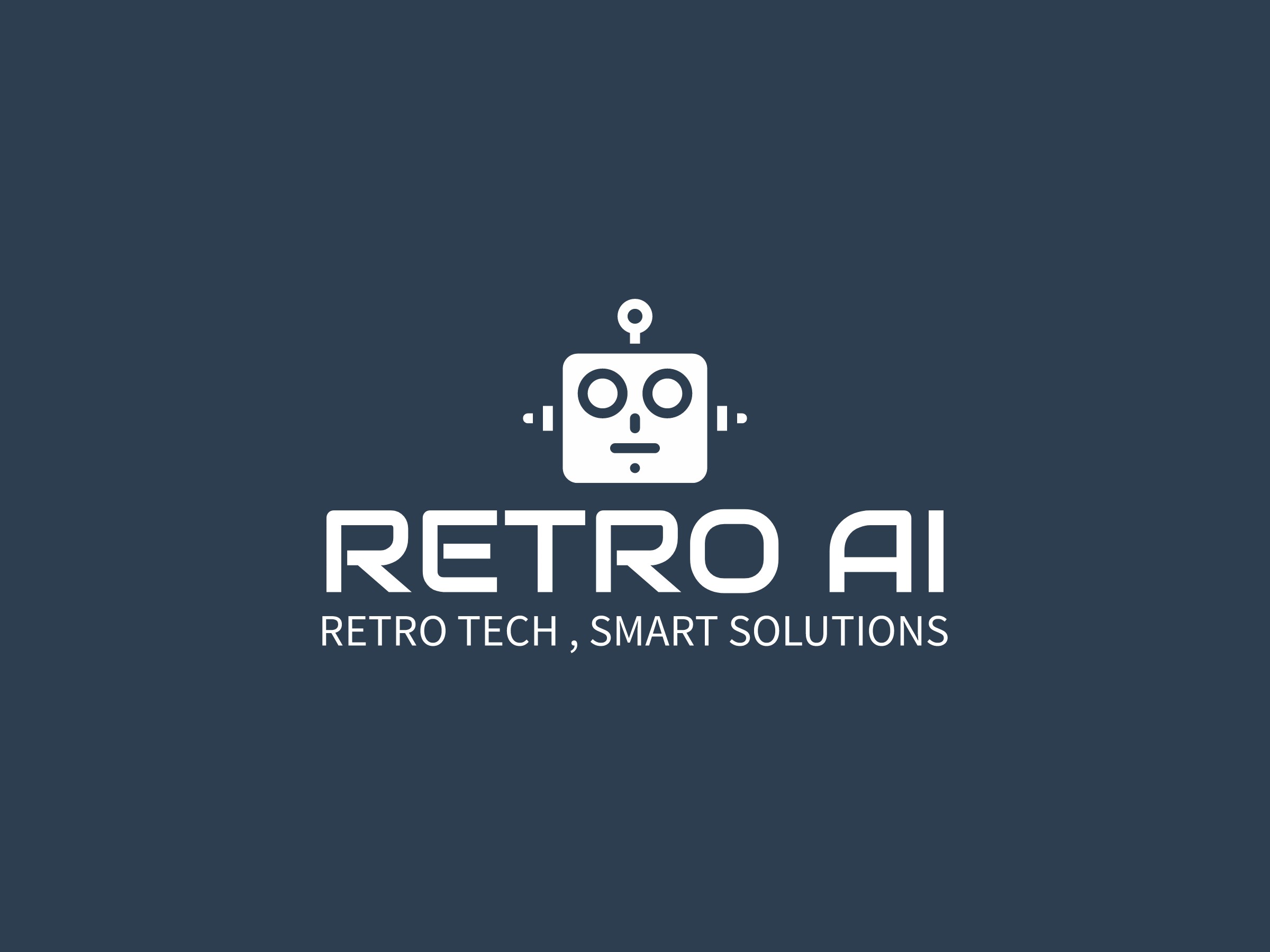 RETRO AI logo design