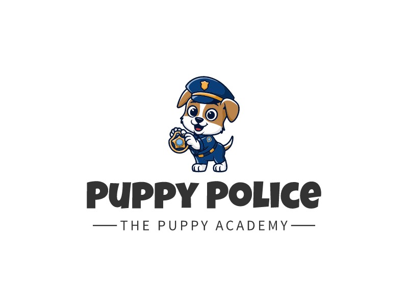 Puppy Police logo design