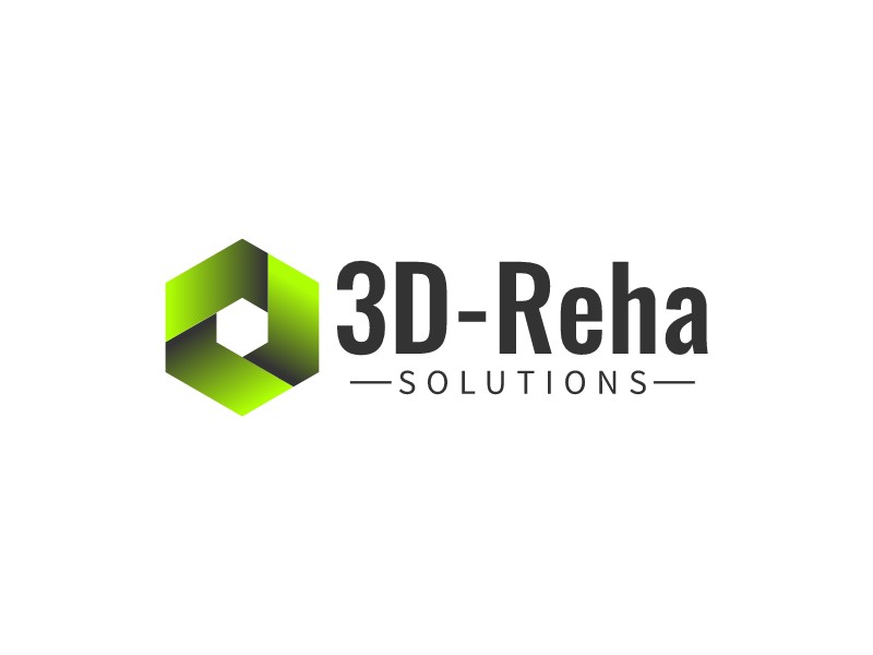 3D-Reha logo design